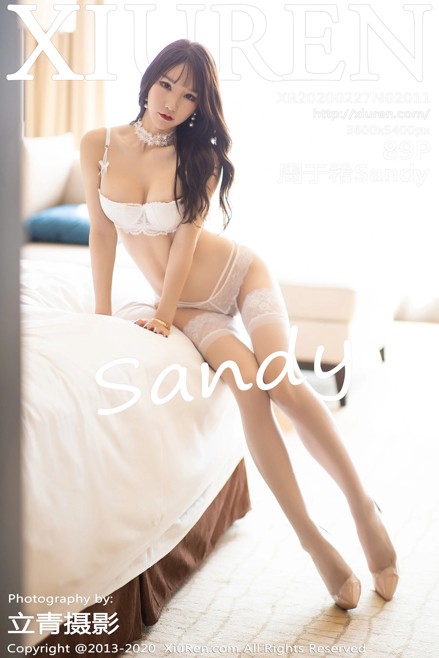 [XiuRen秀人网]No.2011_女神周于希Sandy私房白色内衣配蕾丝内裤魅惑白丝袜诱惑写真89P-秀人网 - XiuRen.Space